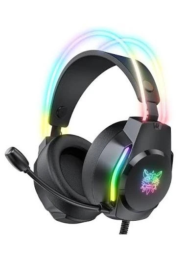 ONIKUMA X26 Head-mounted Earphone RGB Light, Noise Reduction Wired Headphone