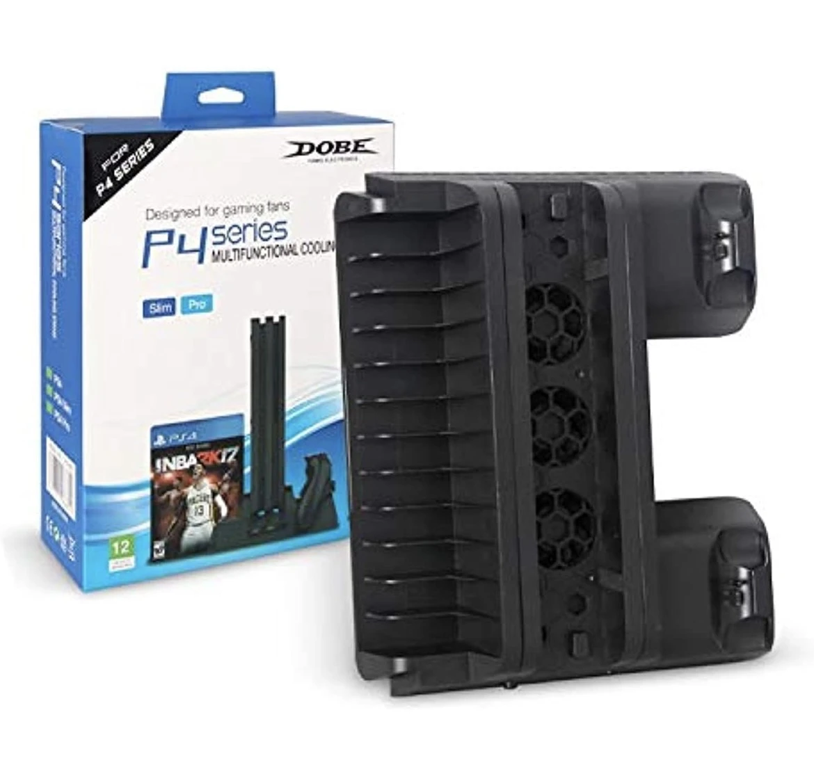 DOBE PS4 Pro & Slim Multifunction Cooling Fan Stand