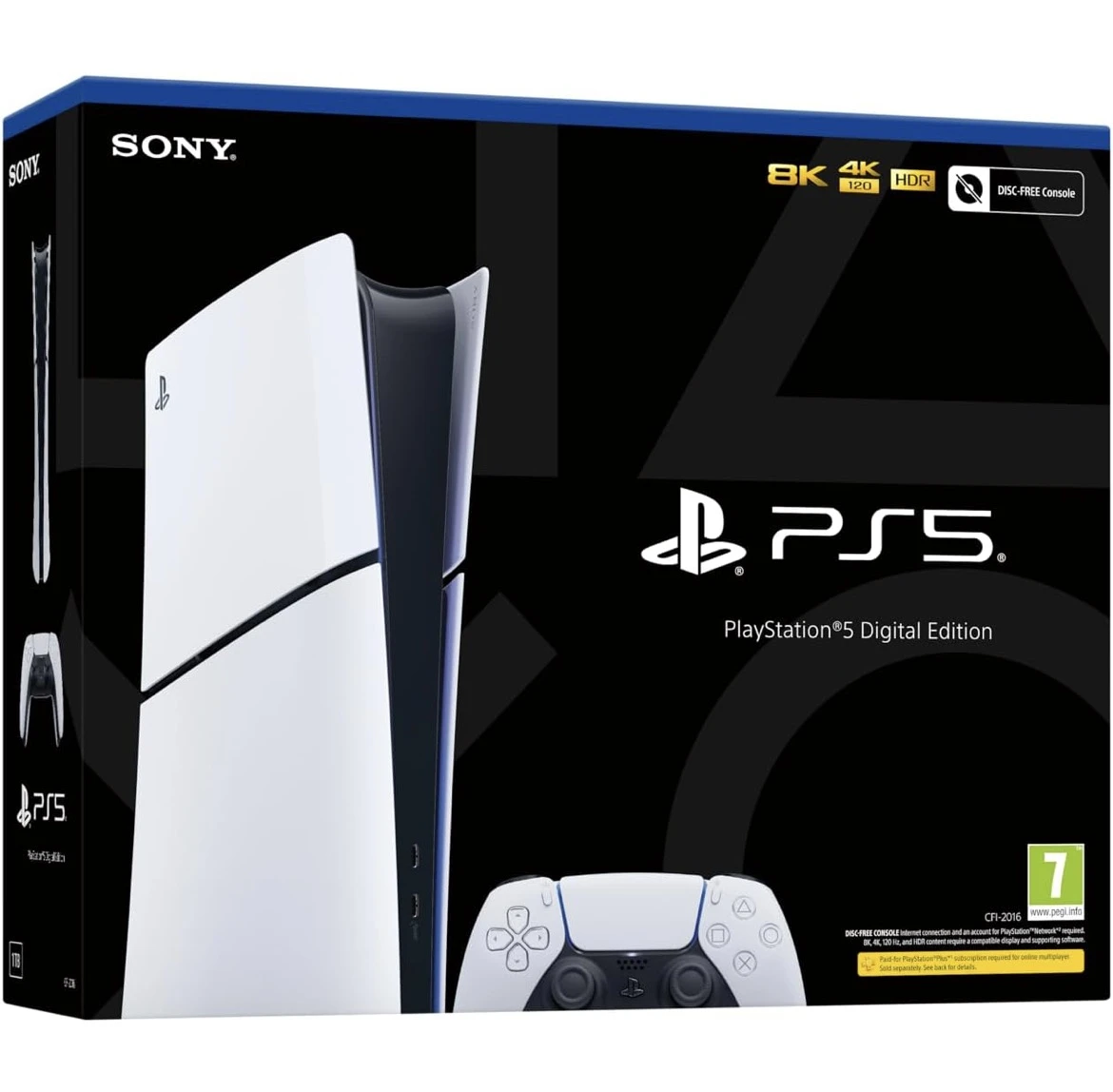 PlayStation 5 Slim ( Digital Edition ) 1 Year Warranty