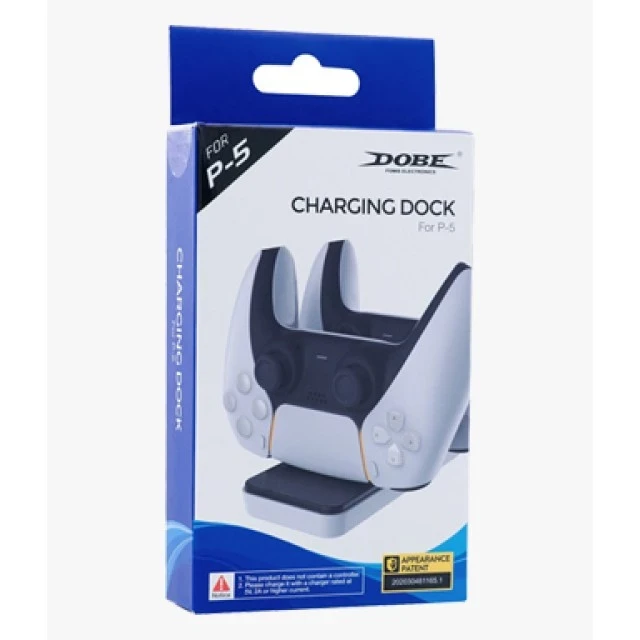 DOBE DUAL CONTROLLER CHARGING DOCK FOR PS5 CONTROLLER